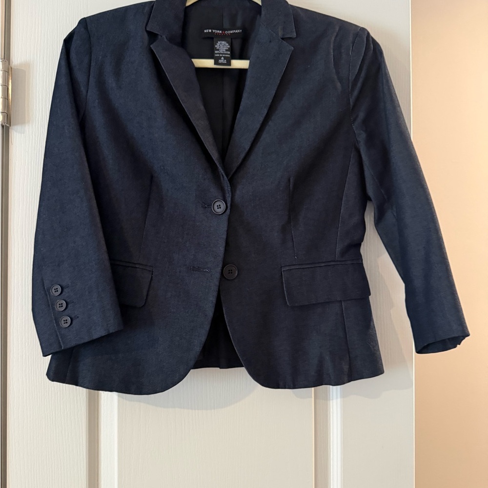 New York & Company Navy Women's Blazer